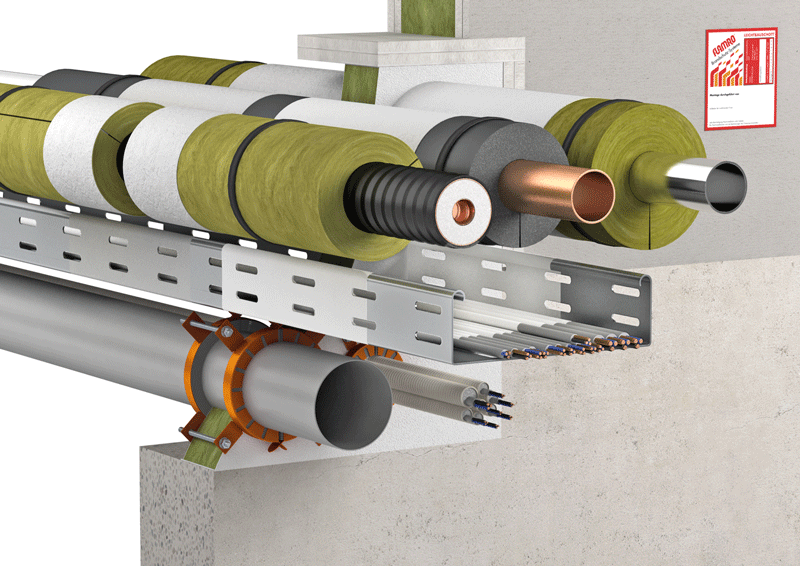 Flamro BS-1 Brandschutzplatte 1000x625x80mm 50080 [50080] 